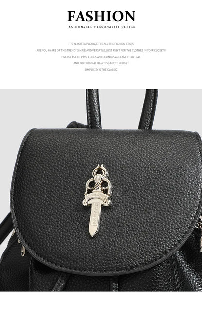 Fashionable Mini Travel Backpack for Women 2024 New Style Versatile Outdoor Bag Stylish Double Shoulder Bag Ladies Love