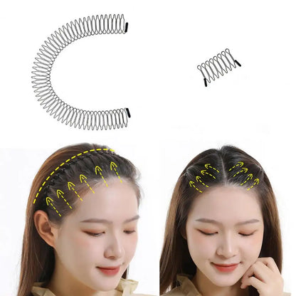 Bandeau de fixation pour cheveux cassés, bandeau flexible, antidérapant, pour franges, pour femmes, coiffure légère pour cheveux courts