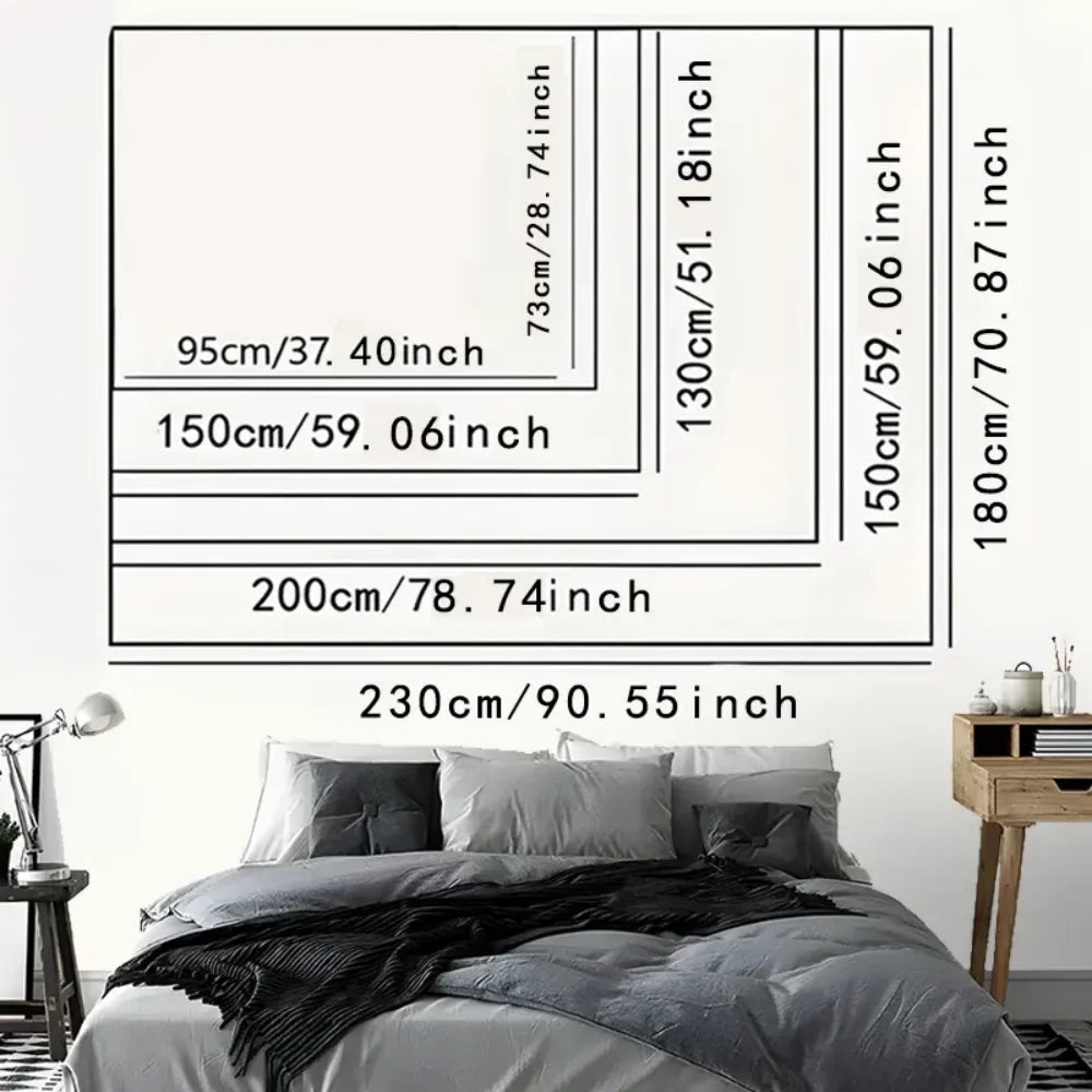 VIKAMA Anime Tapestry Sweet Fun Mvp Sisters & Cat Ears Maid & Electro Girls Ins Style Living Room Kawaii Decoration Game Room