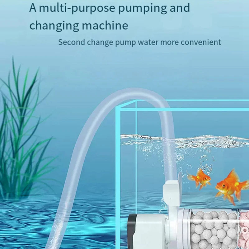 Filter For Fish Tank Aquarium Filter Pump Three In One Filters Accessories Aquatic Pet Supplies Products