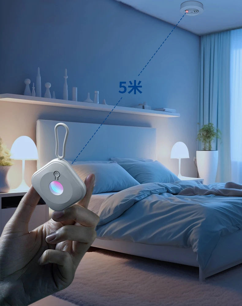 Détecteur de caméra infrarouge pour hôtel, scanner portable à sténopé, gadget de détection, protection anti-espionnage avec lumière LED
