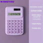 Small Solar Calculator Portable Calculator Cute 8 Digits LCD Electronic Home Office Calculator for Kid Primary School Calculator