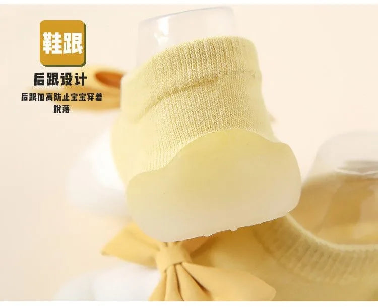 Summer New Combed Cotton Anti slip and Breathable Children's Soft Sole Shoes Baby Walking Shoes Mesh Faced Baby Floor Socks