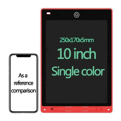 Tablette d'écriture LCD 10/12 pouces, planche à dessin pour enfants, graffiti, bloc-notes, jouets, écriture manuscrite, tableau noir, planche à dessin magique, jouet pour enfants, cadeau