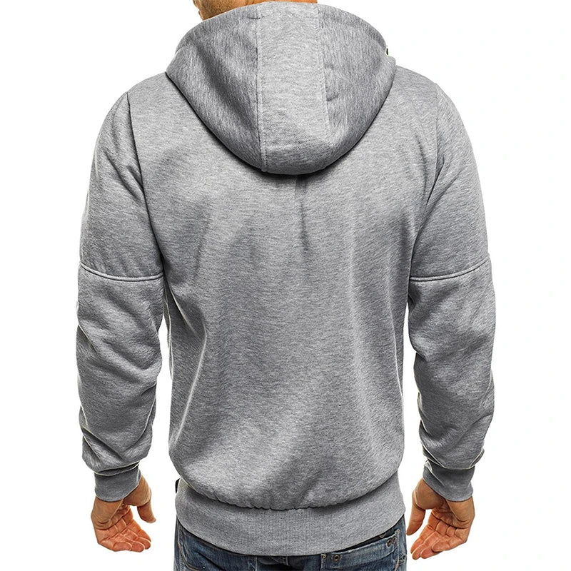 2024 new Spring Men's Jackets Hooded Coats Casual Zipper Sweatshirts Male Tracksuit Fashion Jacket Mens Clothing Outerwear