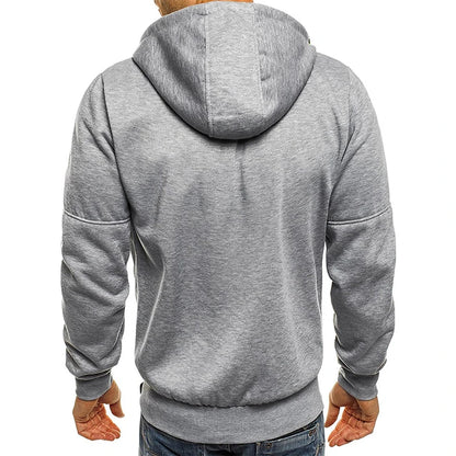 2024 new Spring Men's Jackets Hooded Coats Casual Zipper Sweatshirts Male Tracksuit Fashion Jacket Mens Clothing Outerwear