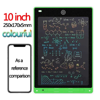 Tablette d'écriture LCD 10/12 pouces, planche à dessin pour enfants, graffiti, bloc-notes, jouets, écriture manuscrite, tableau noir, planche à dessin magique, jouet pour enfants, cadeau