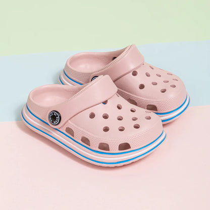 Chaussures de jardin classiques d'été pour enfants, souples, confortables, antidérapantes, légères, EVA, colorées, unisexes, pour la plage