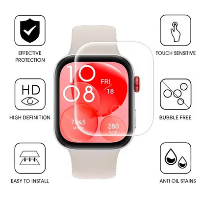Hydrogel Protective Film For Huawei Watch Fit 4 4Pro 3 Soft Clear Screen Protector for Huawei Fit4 Fit4Pro Fit3 Cover Not Glass