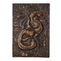 Carnet de notes A5 en relief avec motif dragon volant 3D, fait à la main, couverture en cuir, cadeau pour homme, voyage, pensées, notes, poésie