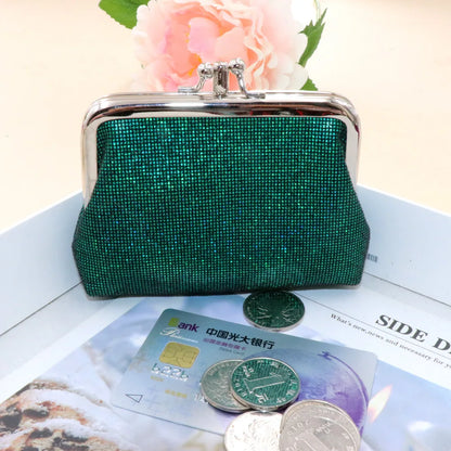 New Double Layer Women Wallets Short PU Leather Coin Purse Mini Wallet Retro Coin Purse for Women Lipstick Storage Dropshipping