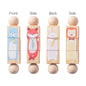 1pc Baby Wooden Rattle Toys Rotating Animal Matching Newborn Soothing Toy 0 12 Months Rotating Puzzle Montessori Toys for Babys
