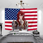 Tapisserie Anime unique Boothill Drapeau américain Honkai Star Rail Chambre Dessin animé Fond Tissu Fête Bannière Chambre Décoration de la maison