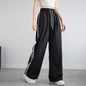 Pantalon ample taille haute pour femme, style streetwear, style hip-hop, décontracté, avec cordon de serrage, collection 2025