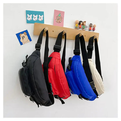 Casual Design Children's Chest Bag Handsome Boys Small Shoulder Messenger Bags Baby Kids Purse Handbags Cool Girls Fanny Pack