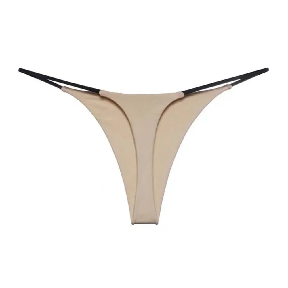 Women's Panties Sexy T-back G-strings Thongs Low Rise Lingerie Underwear Comfortable High Cut Ladies Briefs Tanga
