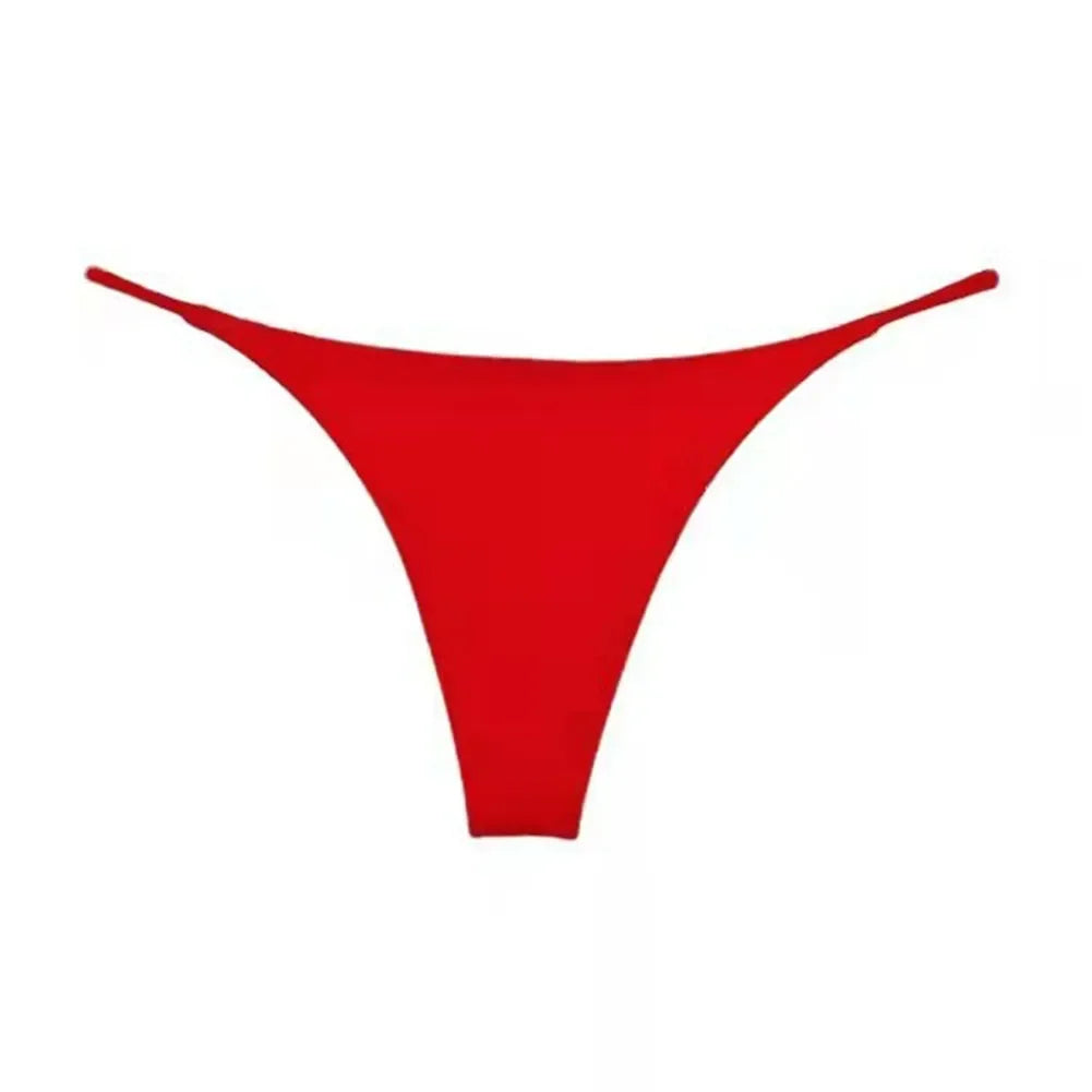 Women's Panties Sexy T-back G-strings Thongs Low Rise Lingerie Underwear Comfortable High Cut Ladies Briefs Tanga