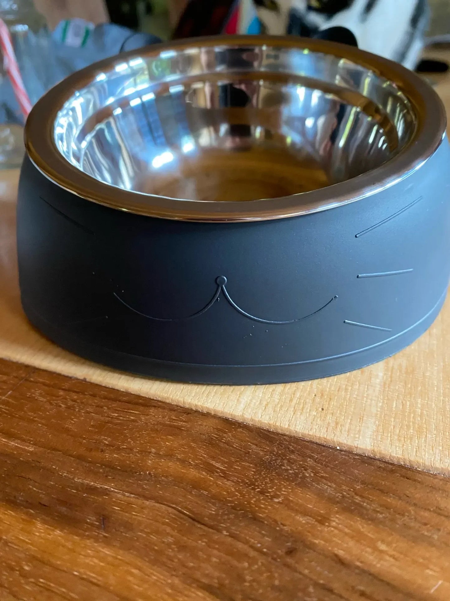 Stainless Steel Cats Food Bowls Non-slip Crash Pets Bowls Lovely Inclined Kitten Puppy Food Drinking Water Feeder Premium Design