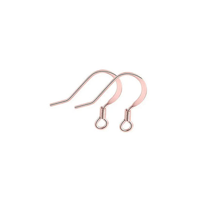 Crochets de boucles d'oreilles en laiton imitation rhodium couleur or 18 carats pour femmes, accessoires de bijoux à faire soi-même, vente en gros