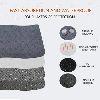 Guinea Pig Cage Lining Washable Guinea Pig Skin Pad Reusable and Non slip Urinary Pad for Guinea Pig Cat and Dog Beds