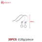 Crochets de boucles d'oreilles en laiton imitation rhodium couleur or 18 carats pour femmes, accessoires de bijoux à faire soi-même, vente en gros