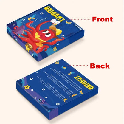 108 Pages Montessori Toys Cartoon Animal Origami Paper Kid DIY Craft Toy Handcraft Parper Art Educational Toy for Children Gift