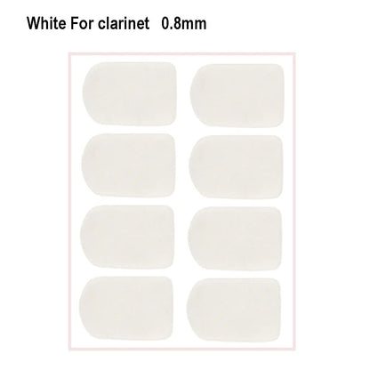 Coussinets d'embouchure pratiques et de qualité, en silicone, pour saxophone, clarinette, 0,5 mm/0,8 mm