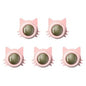 Lot de 1 à 5 balles murales rotatives à l'herbe à chat pour chaton, jouets à mâcher à lécher, nettoyage des dents, jouet à mordre pour chat d'intérieur, fournitures pour animaux de compagnie
