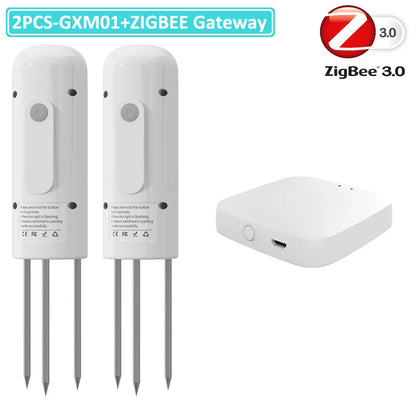 Moniteur de plantes ZIGBEE, compteur de température du sol extérieur, testeur d'humidité, capteur d'automatisation de jardin, détecteur TUYA d'irrigation