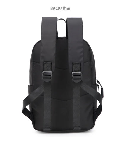 Mini Canvas Men's Backpack Fashion Black Rucksack School Bag for Man Small Japanese Male Bagpack Travel Waterproof Backpacks