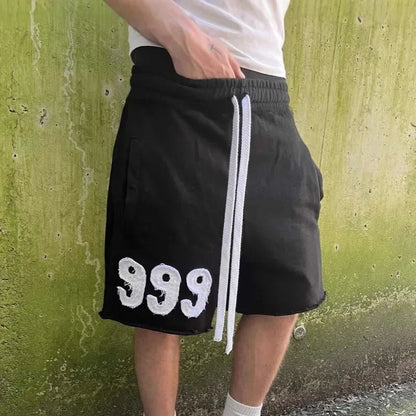 Y2K Harajuku Loose Casual Running Shorts Retro Fashion Sports Pants Men and Women Sports Basketball Shorts