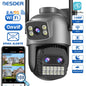 BESDER 12MP Wifi Camera Outdoor Dual Screen 10X Digital Zoom CCTV Video Surveillance Cam PTZ 15MP Security IP Camera O-Kam Pro