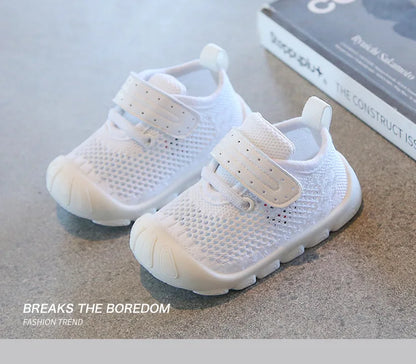 Summer Toddler Baby Shoes Boys Girls First Walkers Mesh Shoes Breathable Non-slip Soft Bottom Infant Baby Boy Girl Kids Shoes