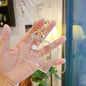 Petit porte-monnaie transparent en PVC pour femmes, enfants, filles, clés, rouge à lèvres, écouteurs, pièces de monnaie, pochette portefeuille