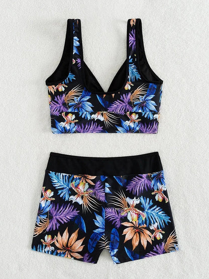 VigoBreviya 2025 Print Strapped Swimwear Women Sexy High Waist Shorts Bikini Set Swimsuit Summer Push UP Beach Bathing Suit