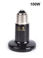 Reptile Heat Lamp Black Infrared Ceramic Emitter Heat Light Bulb Pet Brooder 220-240V Touch Lamp For Chameleon Cage Snake Tank