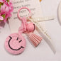 Porte-clés émoticône souriant, porte-clés émoticône, pendentifs pour hommes et femmes, porte-clés, breloques pour sac à main, bijoux DIY