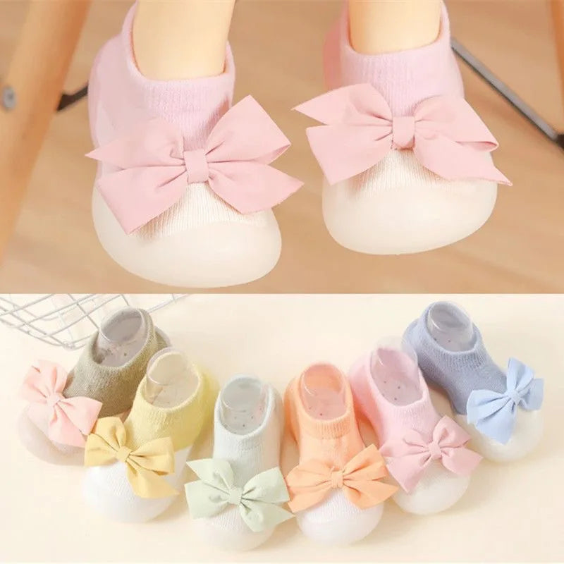 Summer New Combed Cotton Anti slip and Breathable Children's Soft Sole Shoes Baby Walking Shoes Mesh Faced Baby Floor Socks