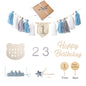 Happy Birthday Banner Handmade Tassel Pendant First Boys Girl Baby Shower Birthday Party Balloon Decoration Supplies Baby Gifts