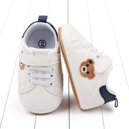 New Baby Shoes Boys Girls Classic Fashion Sports Casual Sneakers Newborn First Walker Toddler Soft Sole Non-Slip Walking Shoes