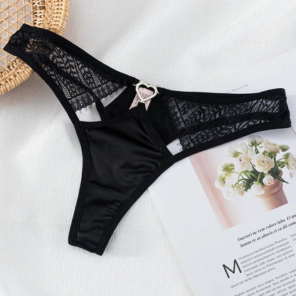 European Thong  Women's Underwear Panty Low Waist Seamless Underpants Comfort G-String Sexy Lace Panties Female Sexy Lingerie