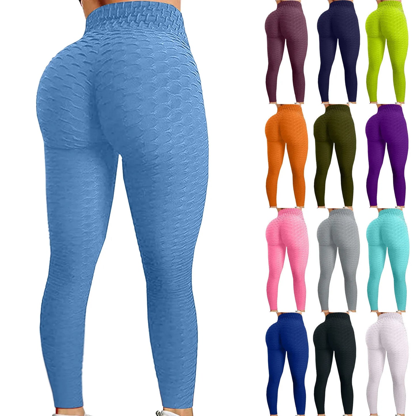Leggings à bulles pour femmes, pantalon de yoga taille haute, pour exercices de gymnastique, slim, push-up, pour fitness, course à pied, sport en salle