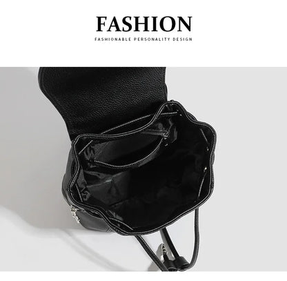 Fashionable Mini Travel Backpack for Women 2024 New Style Versatile Outdoor Bag Stylish Double Shoulder Bag Ladies Love