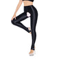 Glossy Shiny Stage Performance Leggings High Waist Fitness with Socks Skinny Yoga Trousers Women Clothing Stage Show