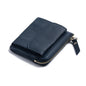 2023 New Genuine Leather Women Mini Wallet Ladies Short Wallets and Purses Zipper Leather Coin Purse Keychain Coins Pocket Bag