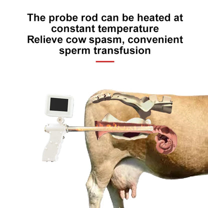 Cow Feeding Tools Cow Visual Artificial Insemination Gun Veterinary Breeding Tools Livestock Farm Endoscope Ai Insemination
