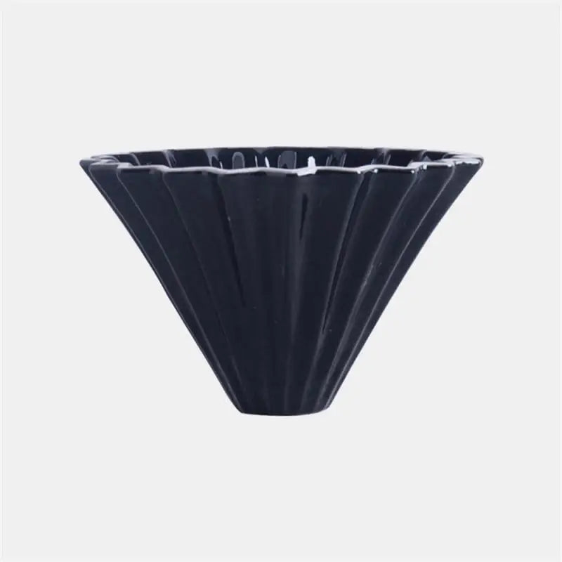 Ceramic Coffee Dripper Pour Over Coffee Maker Handmade Origami Coffee Filter Cup Flower Shape Funnel Drip Cafe Cake Cup Home