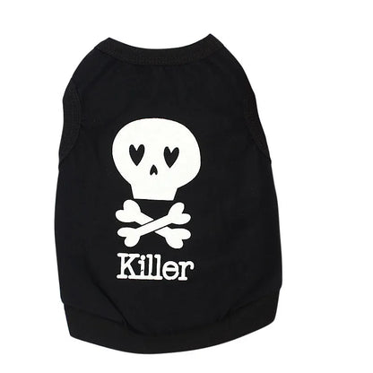 UBBT Security Dog Vest Dog Clothes XS-L Black Pet Puppy T Shirts For Small Dogs Chihuahua Yorkie Pug Cat Vest Costume