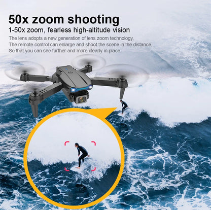 2025 E99 Pro Drone Quadcopter Remote Control Handle Four Axis Aircraft HD 6K Photography UAV Altitude Fixation Helicopter Toys