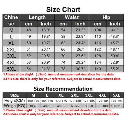 2025 New Summer Beach Shorts Men Fashion Print Casual 100% Cotton Shorts Men Plus Size Shorts 5XL Jogging Sweatpants Shorts